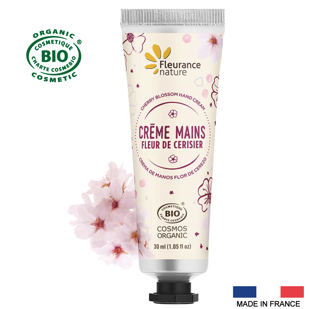 Crème mains à la Fleur de cerisier 30 ml – Fleurance Nature Maroc